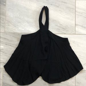 Tobi halter crop top black size small new with tag
